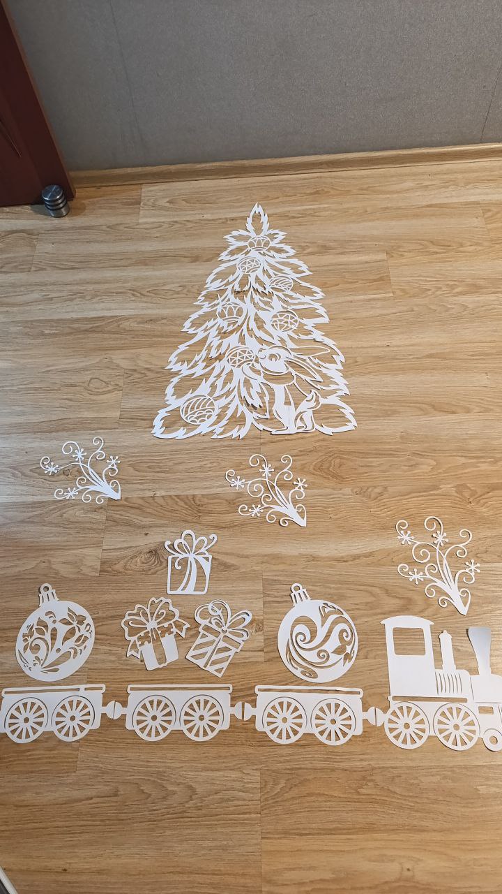 Украшение окон к новому году - Услуги в Новороссийск - фото 5