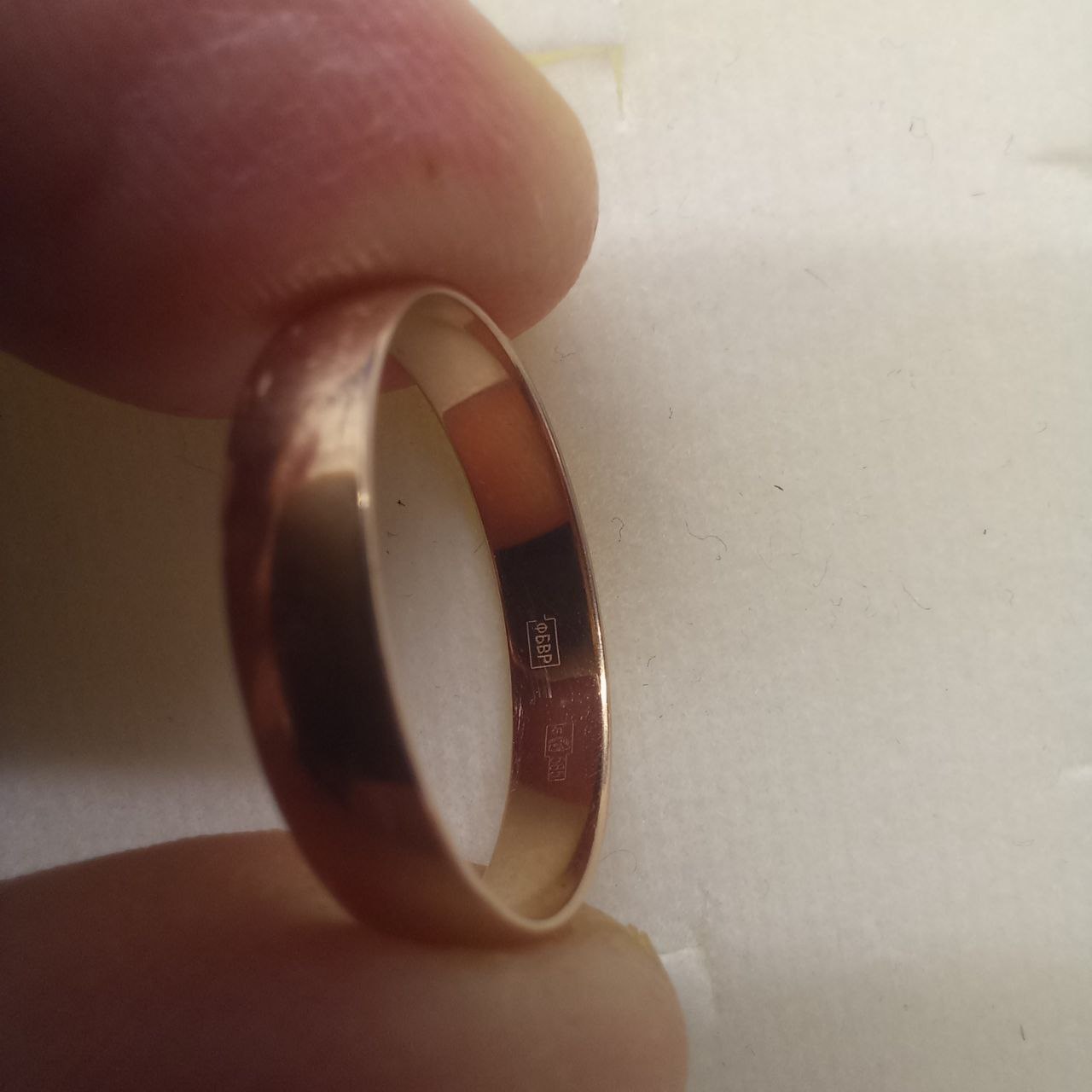 Золотое обручальное кольцо 2.34 грамма - Одежда в Новороссийск - фото 2