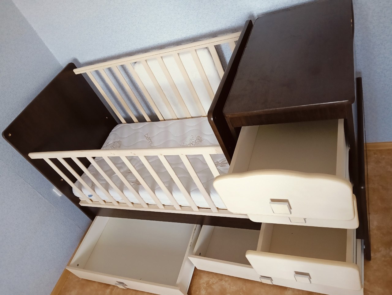 Детская кроватка в хорошем состоянии - Товары для детей в Новороссийск - фото 3