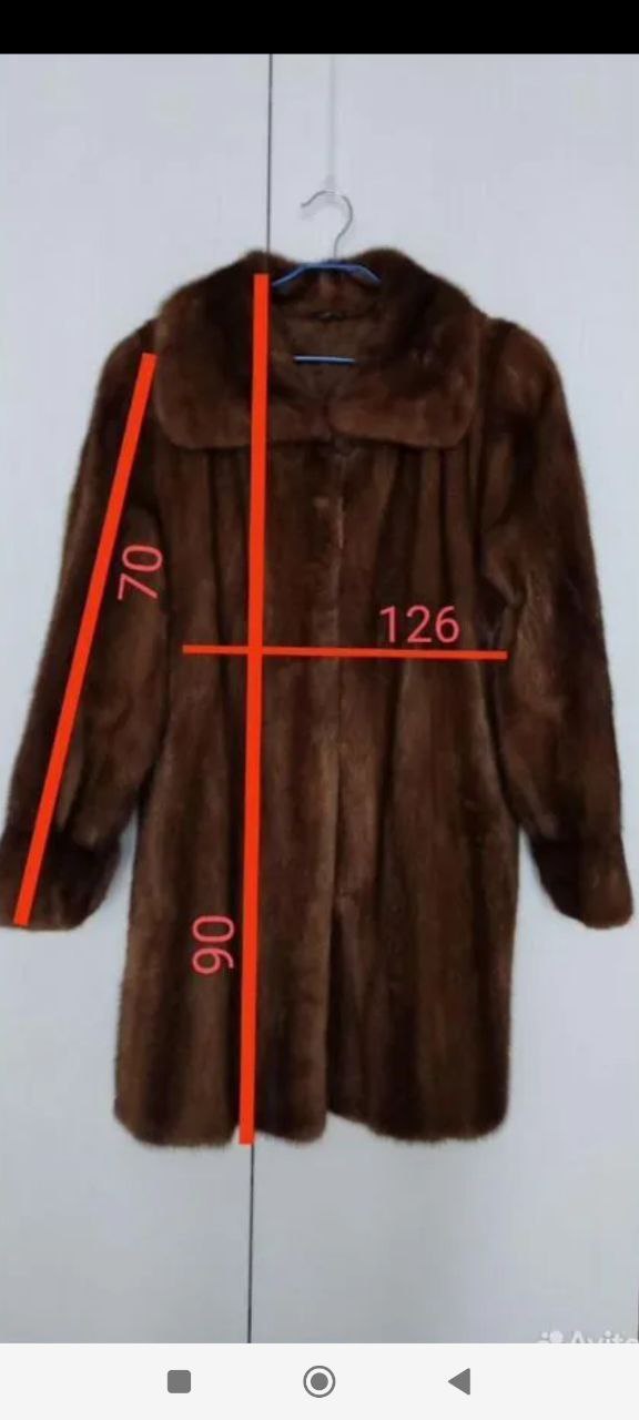 Норковая шуба в отличном состоянии - Одежда в Сургут