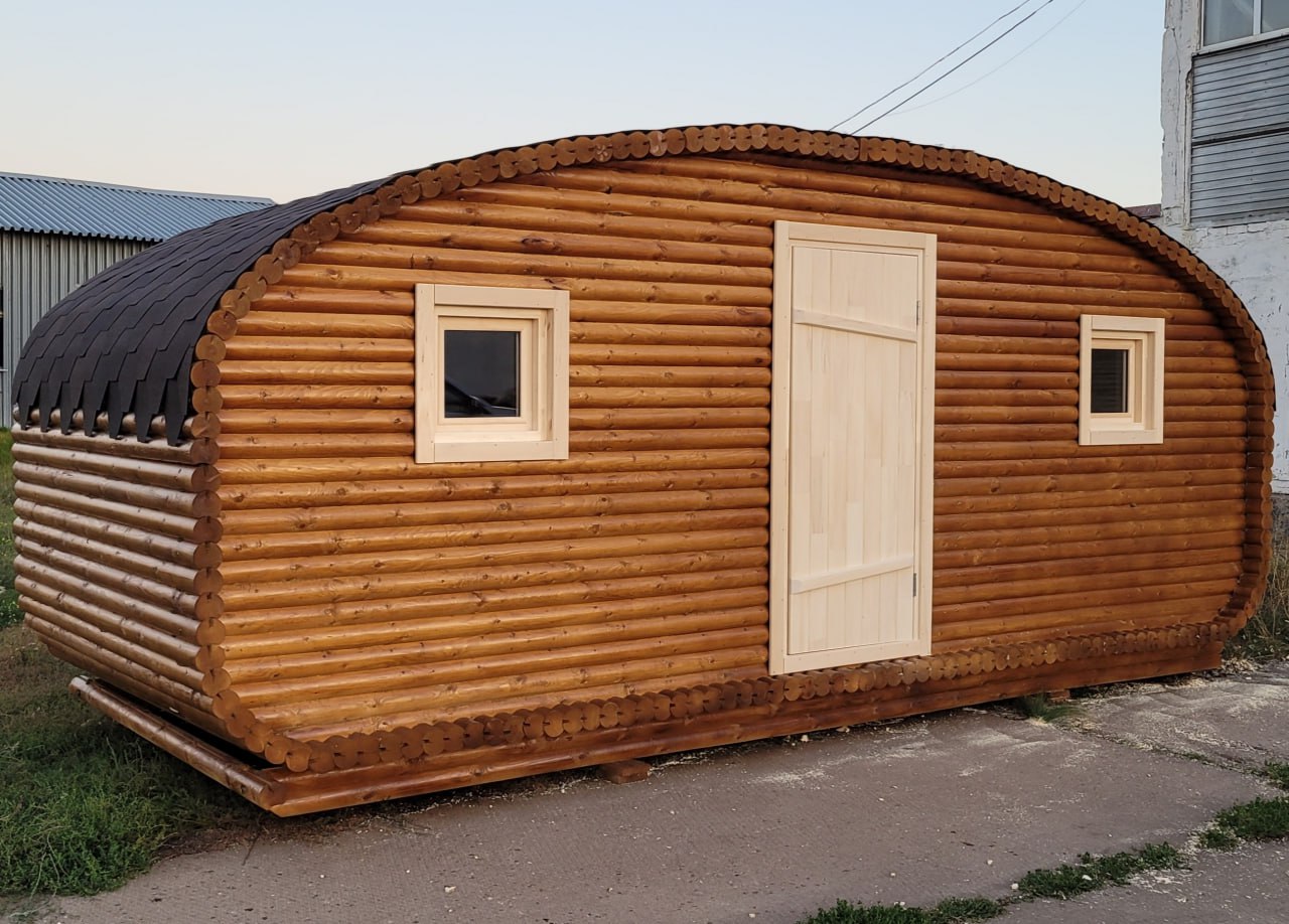 Баня из оцилиндрованного бревна - Для дома и дачи в Оренбург - фото 5