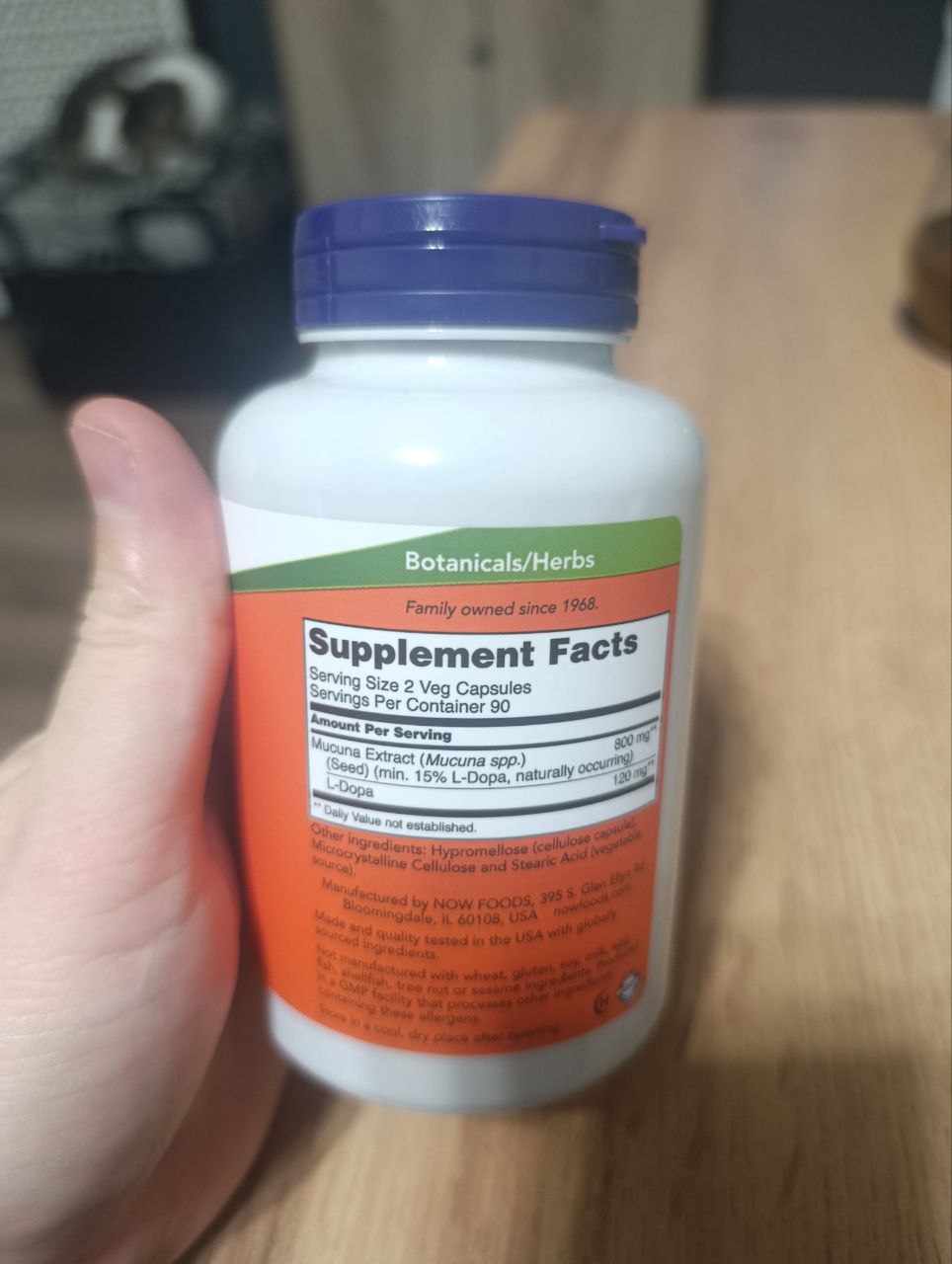 Dopa mucuna от компании now, 180 капсул - Красота и здоровье в Калининград