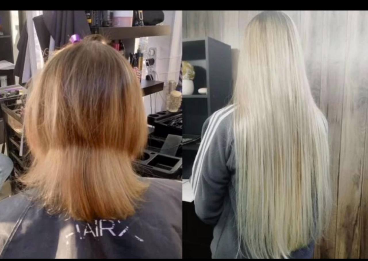 Наращивание волос в итальянской технике - Услуги в Нижневартовск - фото 2