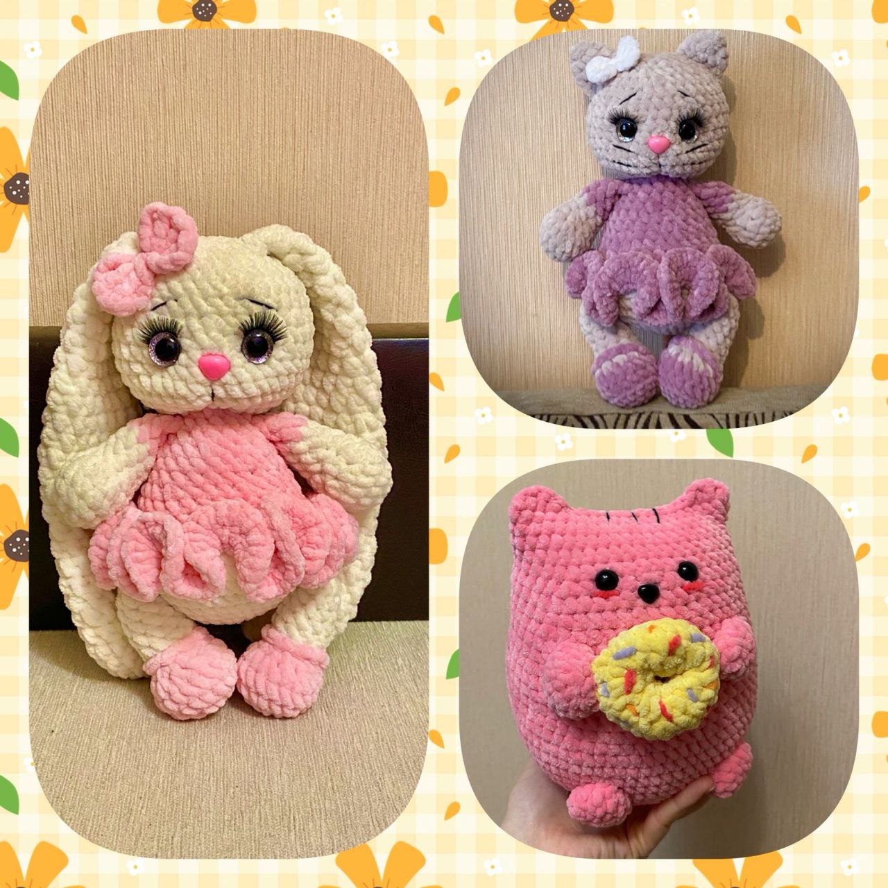 Вязаные игрушки ручной работы - частное объявление в Пенза