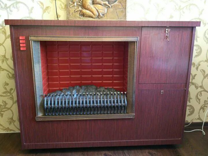 Камин электрический СССР с встроенным баром - частное объявление в Челябинск