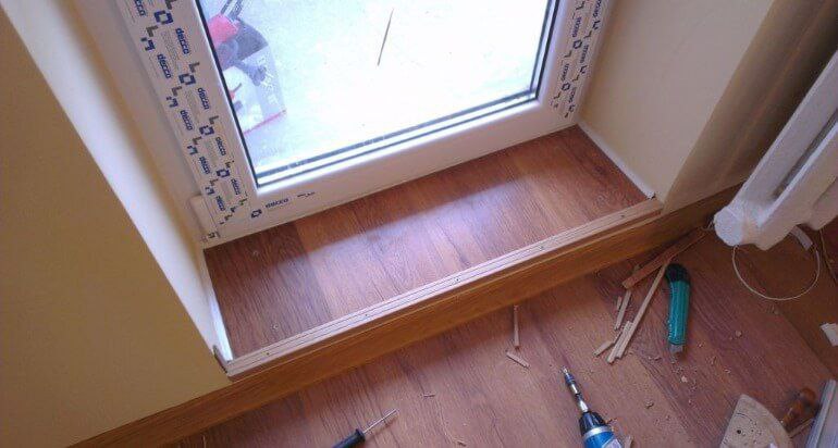 Замена балконного порога на ламинат - Услуги в Братск - фото 6