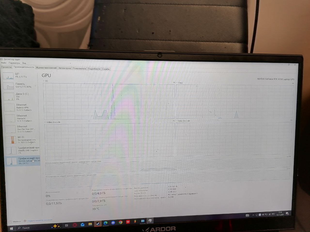 Продаю ноутбук на базе RTX3050 I5-12450H - Электроника в Тюмень - фото 3