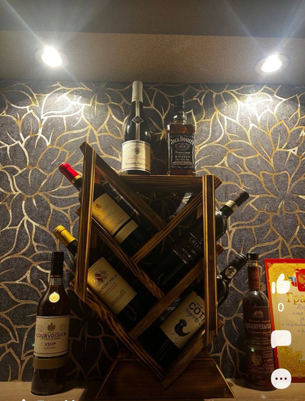 Подставка под бутылки ручная работа - частное объявление в Самара