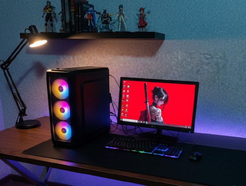 Игровой ПК с монитором и периферией - Электроника в Самара