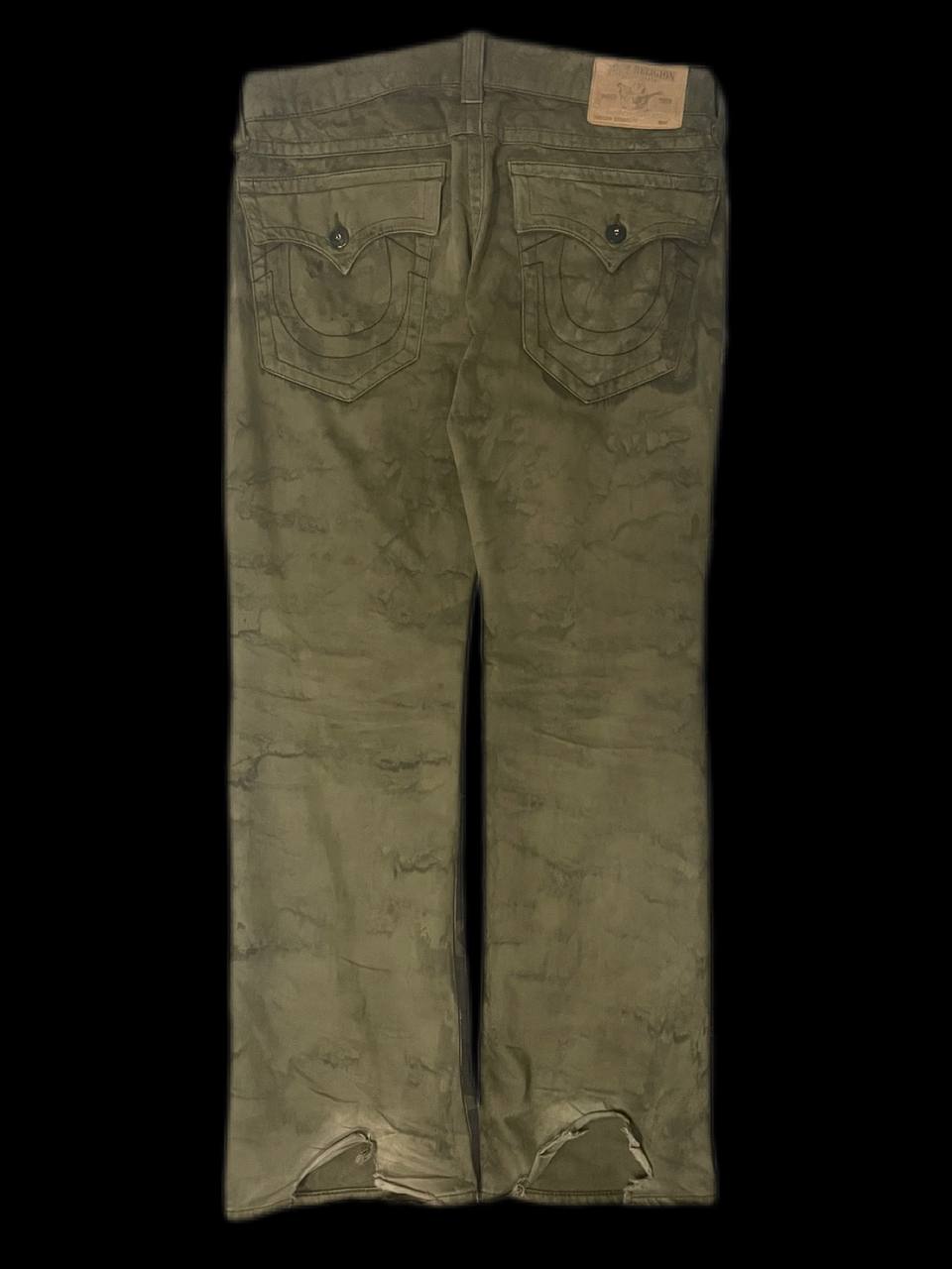 True Religion Olive Distressed Jeans - Одежда в Астрахань
