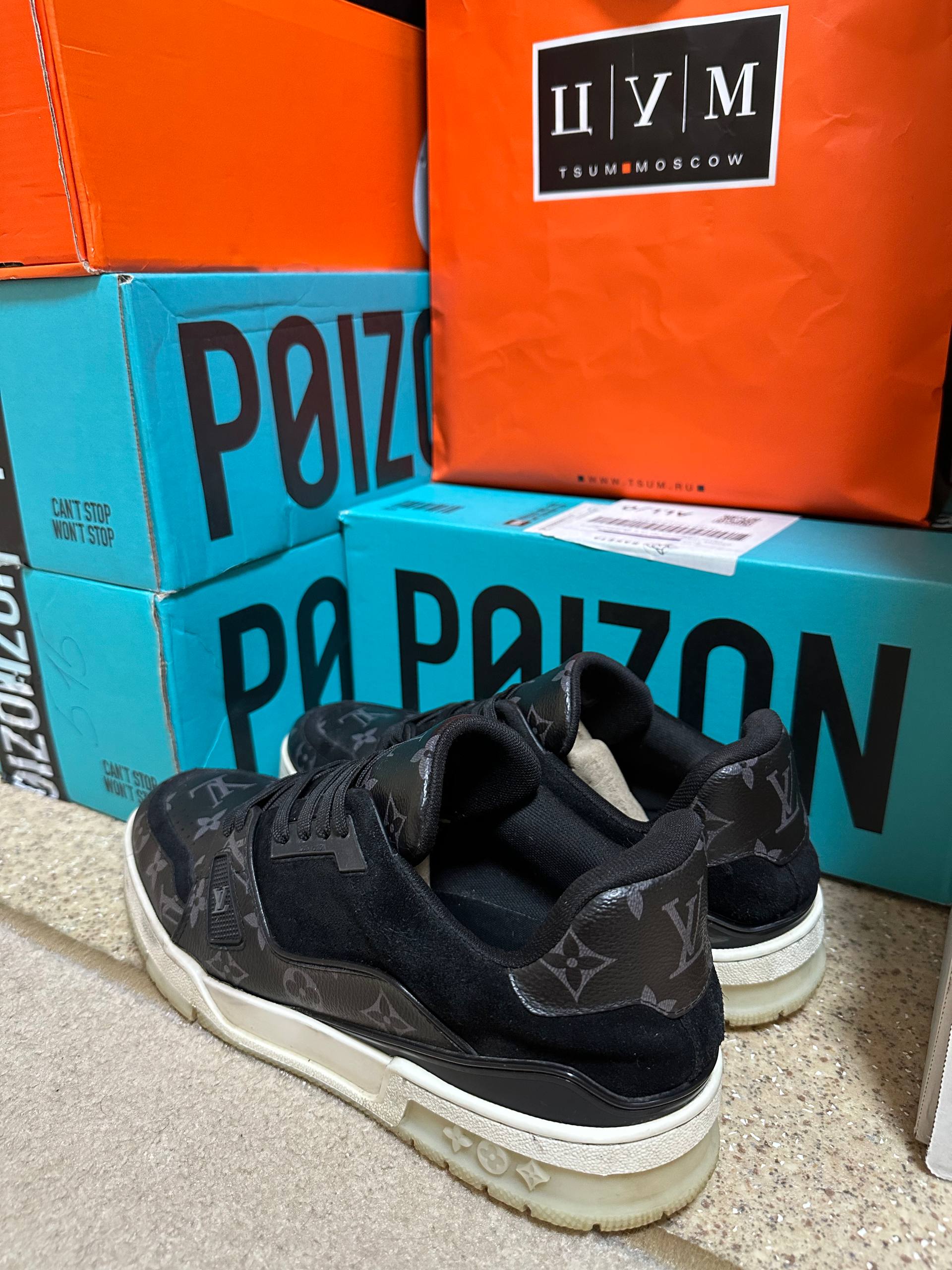 Кроссовки Louis Vuitton Trainer Monogram - Одежда в Красноярск