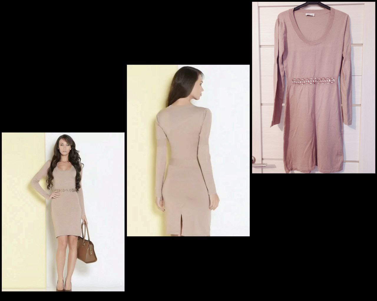 Платье новое размер 42 цвет бежевый кофе с молоком - Одежда в Нижний Новгород