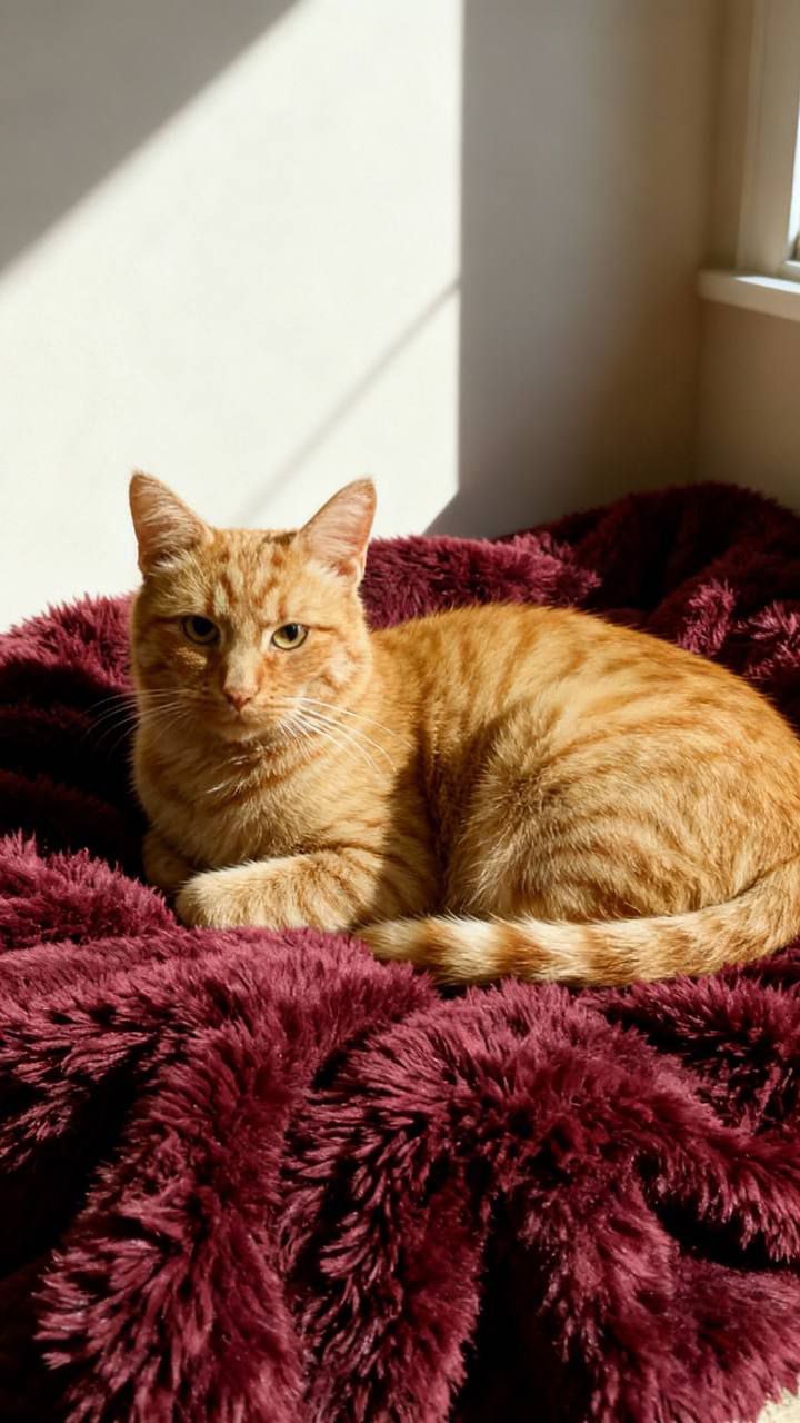 Срочно нужен дом для рыжего кота Лучика - Животные в Ульяновск