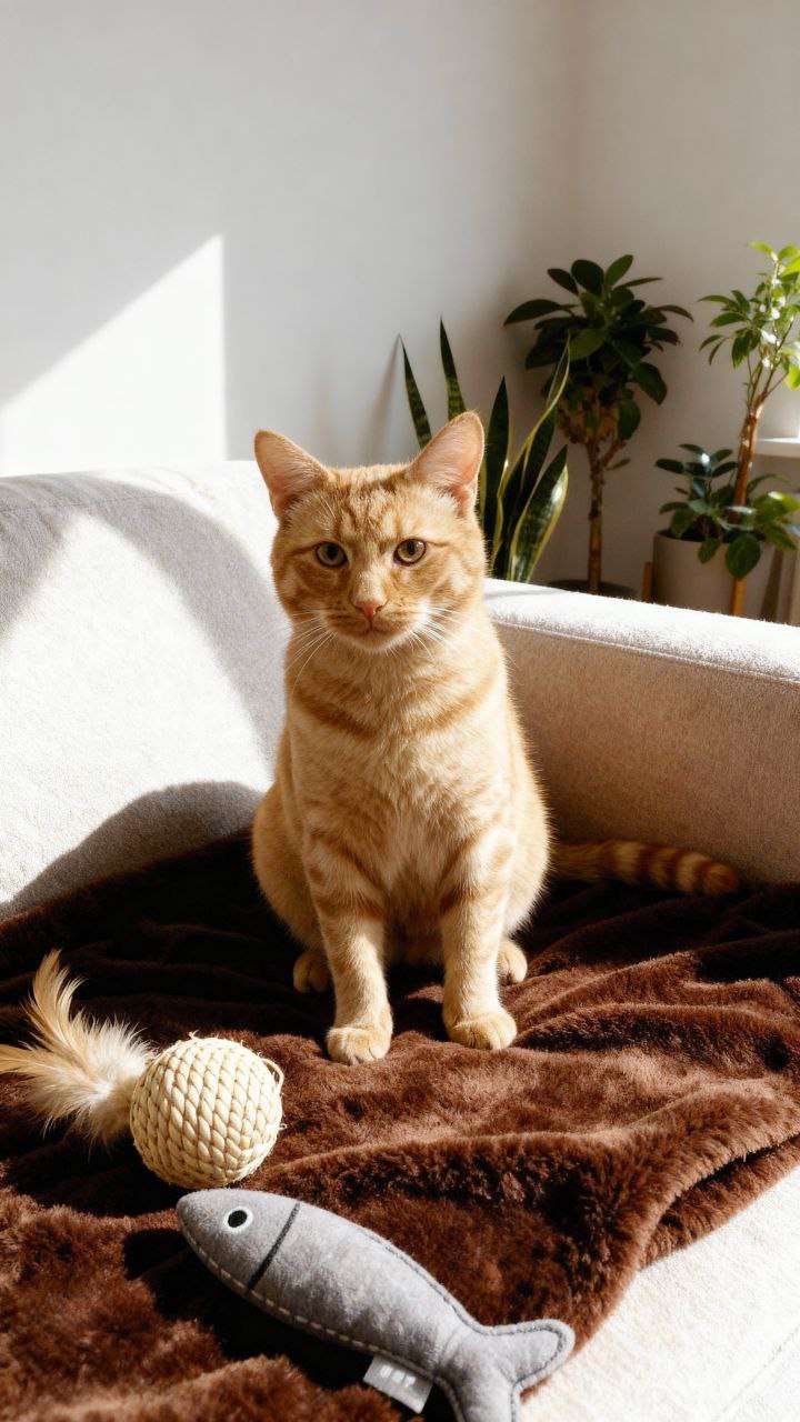 Срочно нужен дом для рыжего кота Лучика - Животные в Ульяновск - фото 3