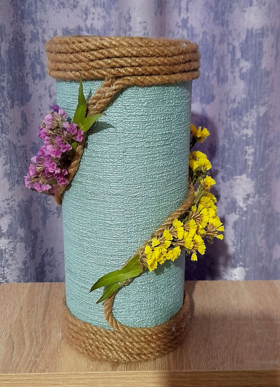 Ваза ручной работы для сухоцветов - Хобби и отдых в Самара - фото 2