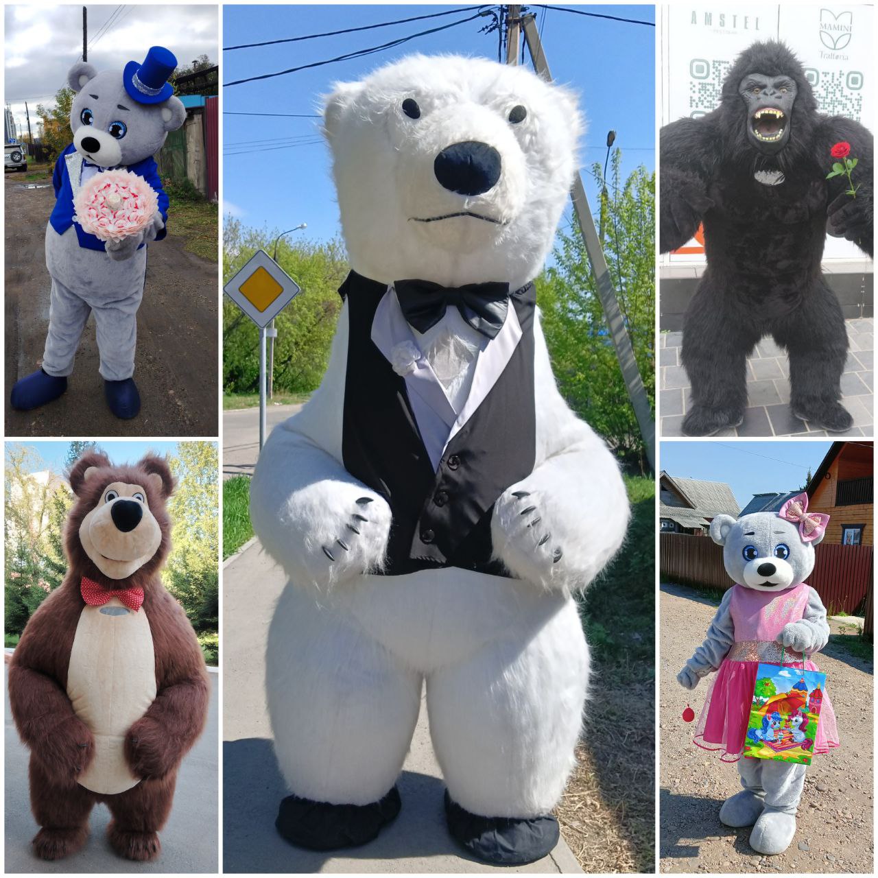 Поздравления с ростовыми куклами - Услуги в Иркутск