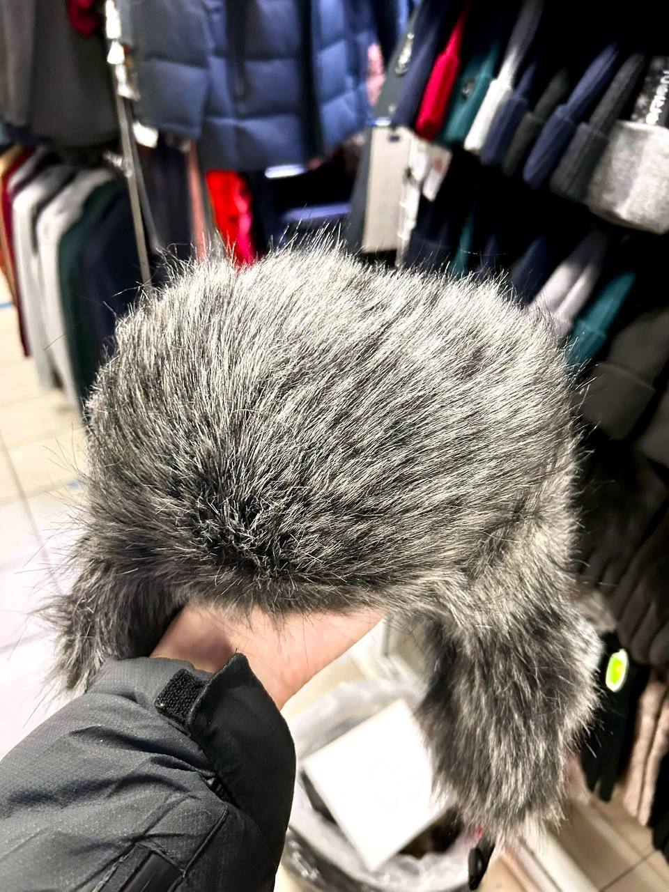 Мужская зимняя шапка ушанка - Одежда в Улан-Удэ