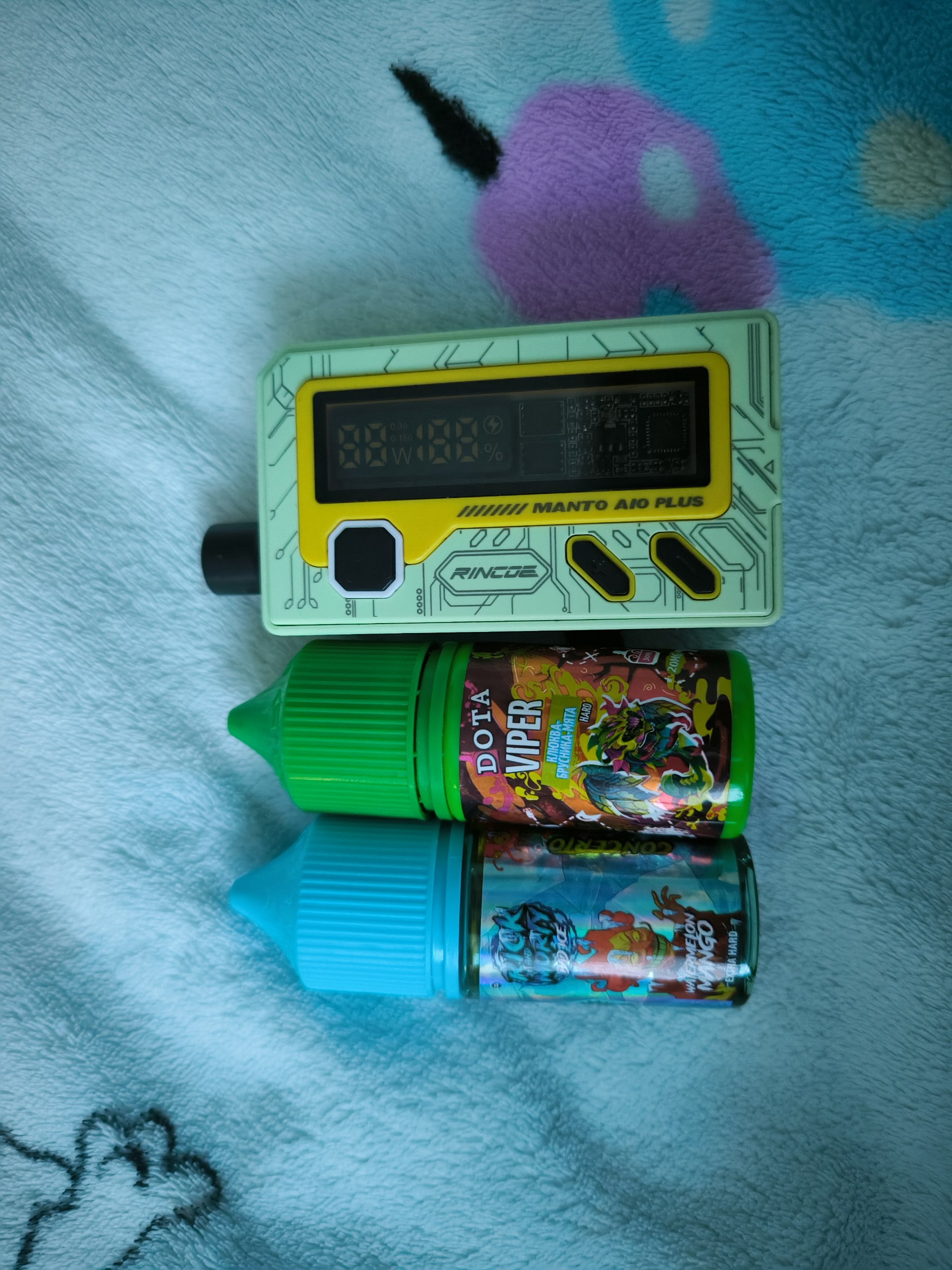 Manto AIO Plus 1 с жидкостями Рик и Морти и Dota Viper - Электроника в Киров - фото 5