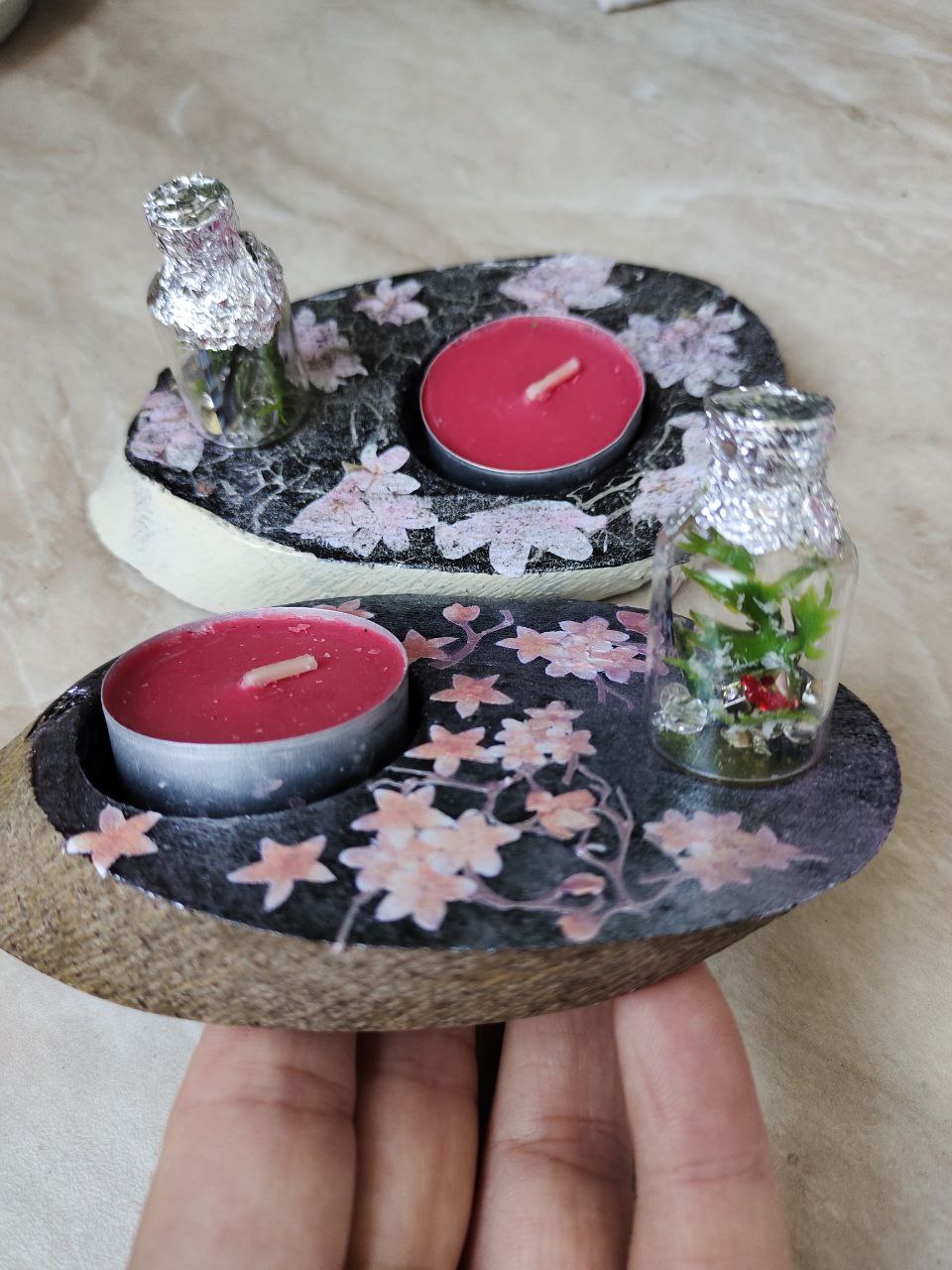 Подсвечники со свечой на спиле дерева - Для дома и дачи в Новороссийск - фото 2