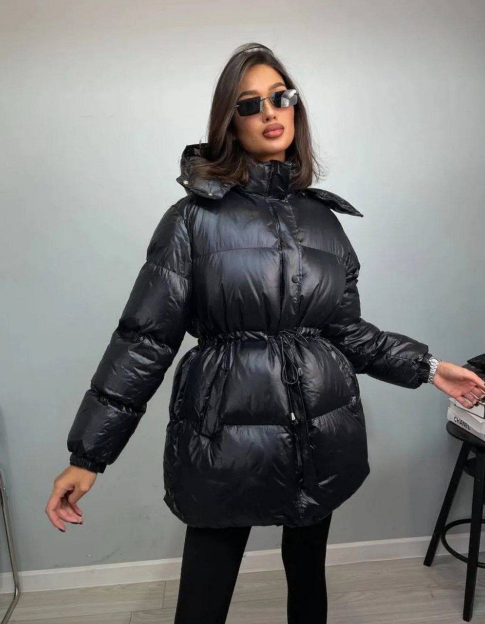 Оригинальная дутая куртка-пуховик зимняя - Одежда в Абакан - фото 4