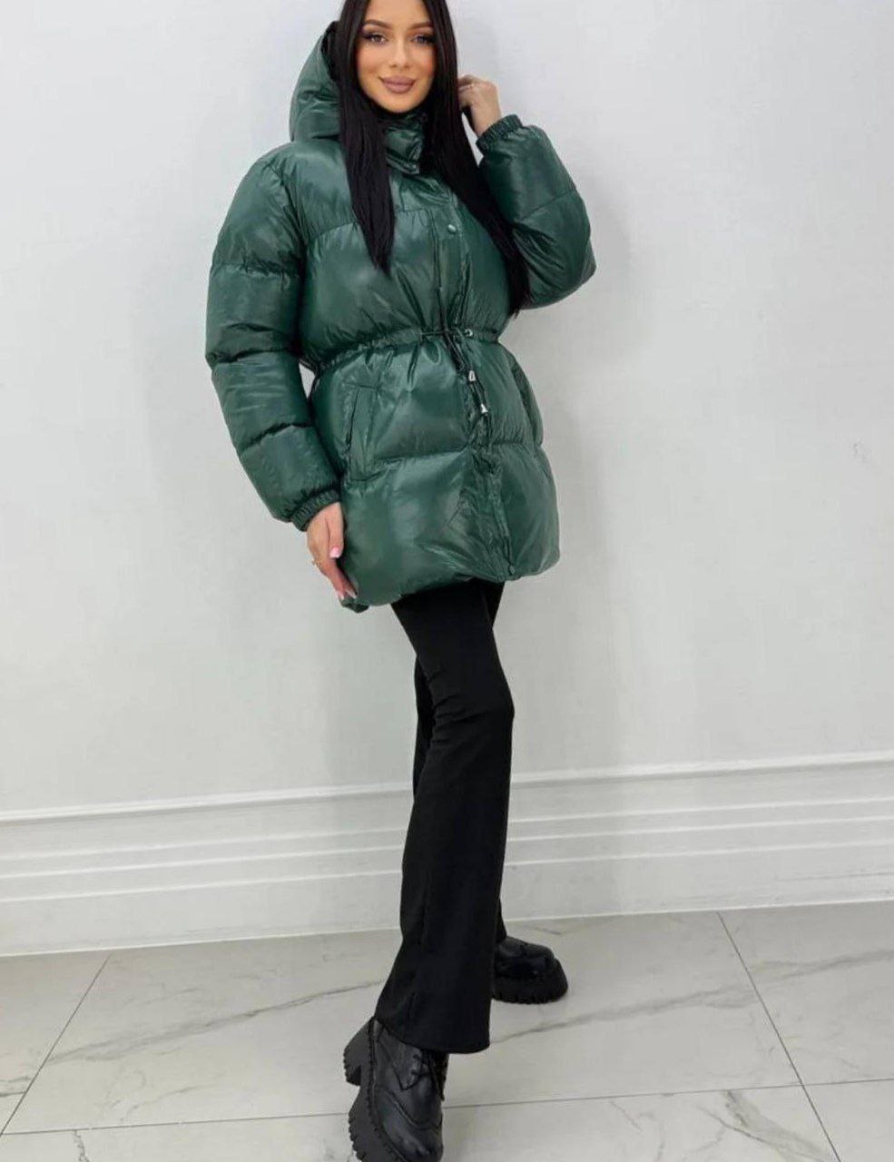 Оригинальная дутая куртка-пуховик зимняя - Одежда в Абакан - фото 6