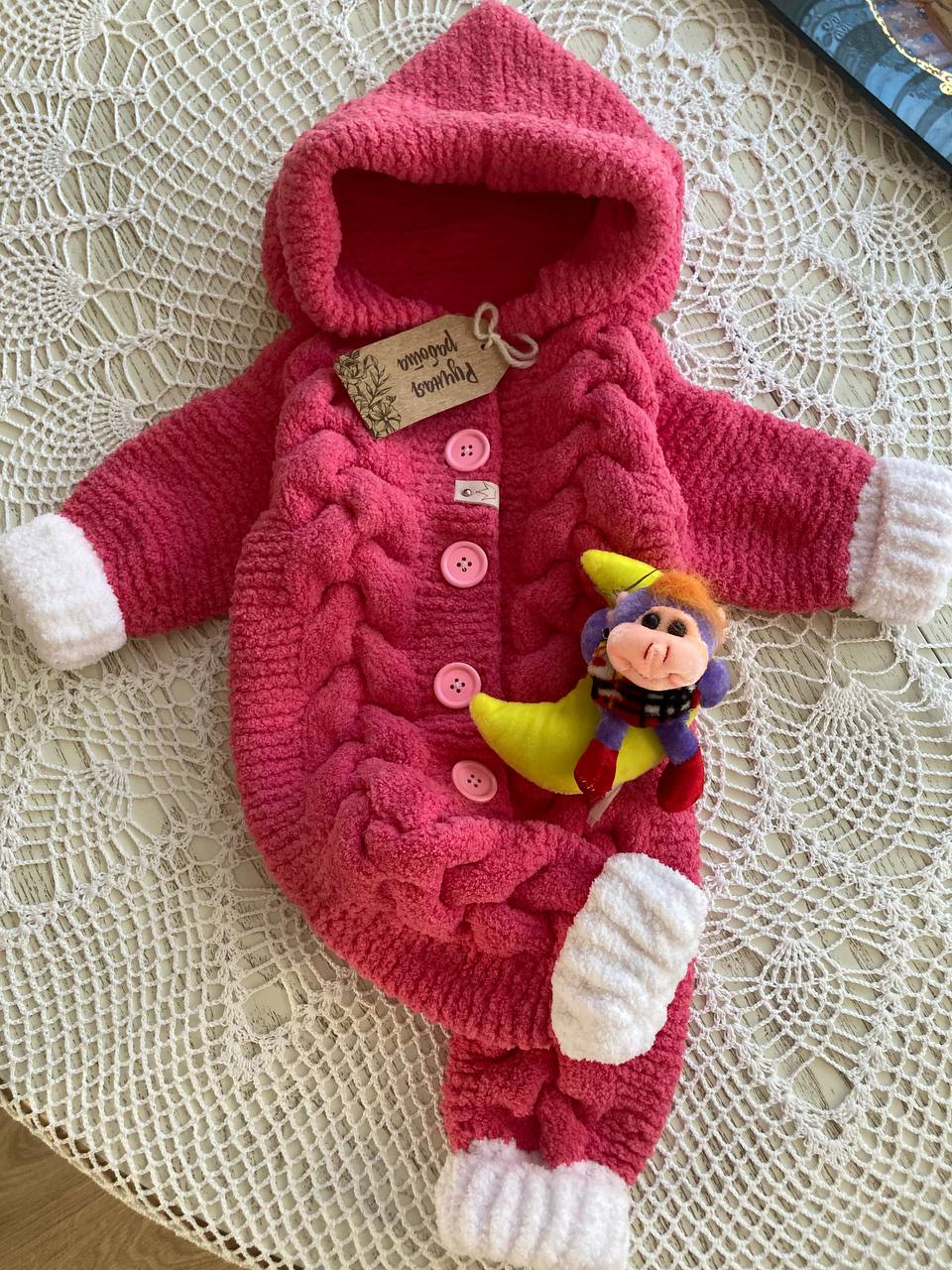 Вязаная одежда для малышей 0-5 месяцев - Товары для детей в Абакан - фото 6