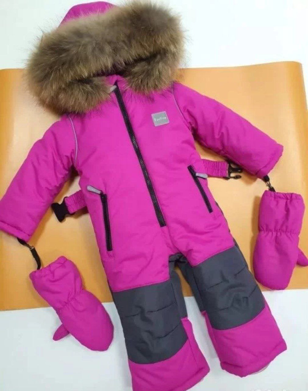 Продам детский комбинезон из натурального меха енота - частное объявление в Абакан