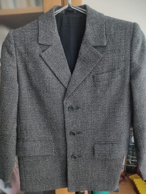 Пиджак серый на подкладе - Одежда в Красноярск