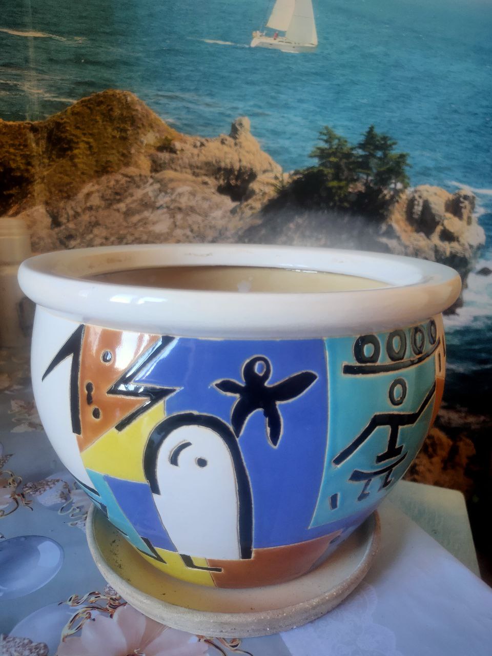 Большой керамический горшок - Для дома и дачи в Красноярск - фото 2