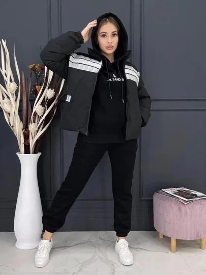 Спортивный костюм тройка на флисе - Одежда в Красноярск - фото 2