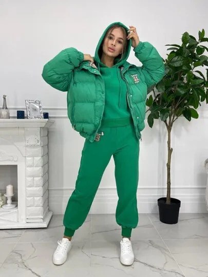 Спортивный костюм тройка на флисе - Одежда в Красноярск - фото 4