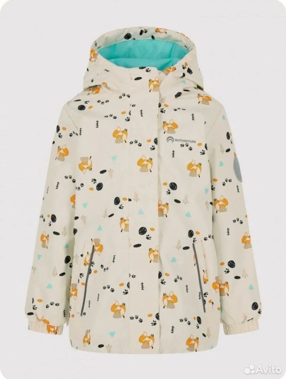Бежевая куртка-ветровка Outventure для девочки - частное объявление в Сургут