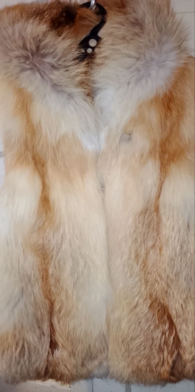 Жилетка натуральная из рыжей лисы - Одежда в Тюмень - фото 3