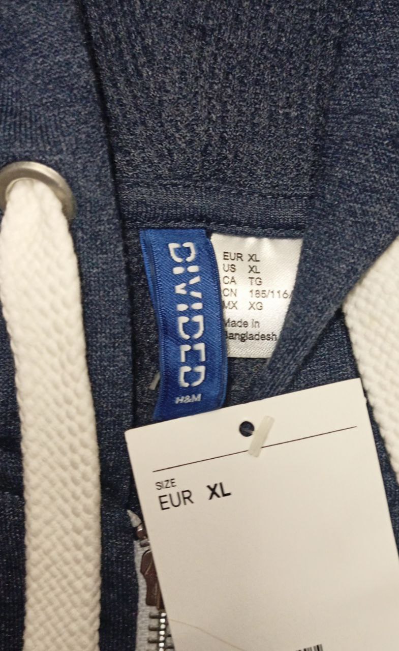 Мужская кофта на молнии H&M - Одежда в Пермь - фото 4