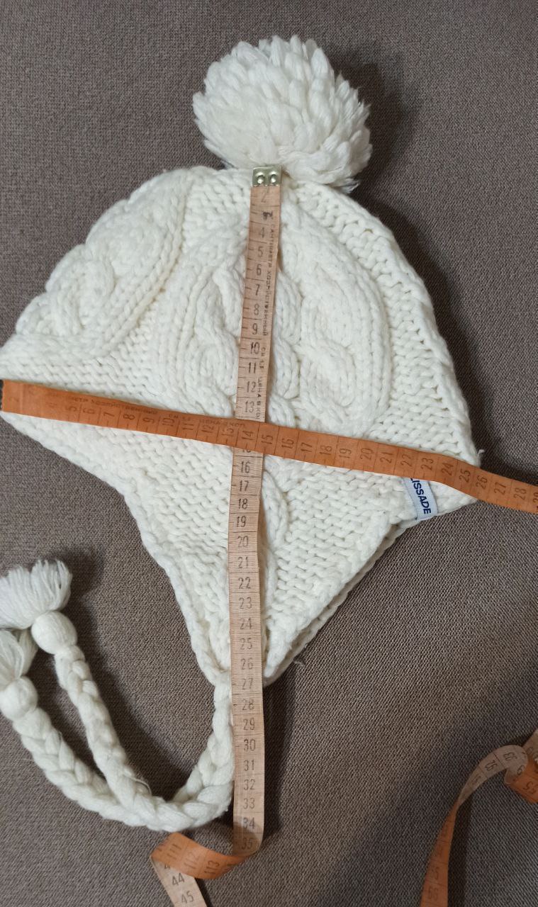 Детская шапка с помпоном на флисовой подкладке - частное объявление в Химки