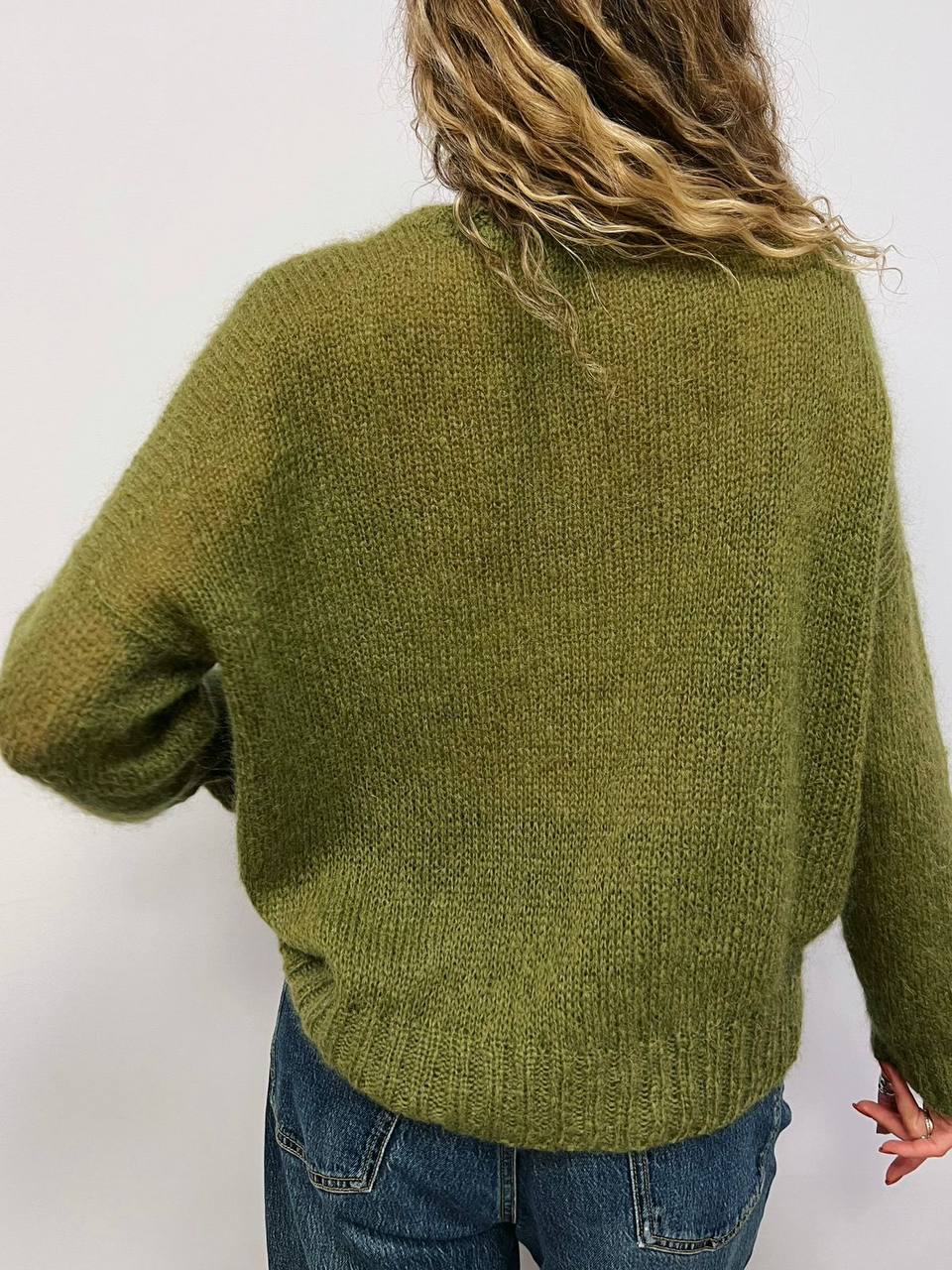 Свитер на зиму из альпаки и шелка - Одежда в Химки - фото 7