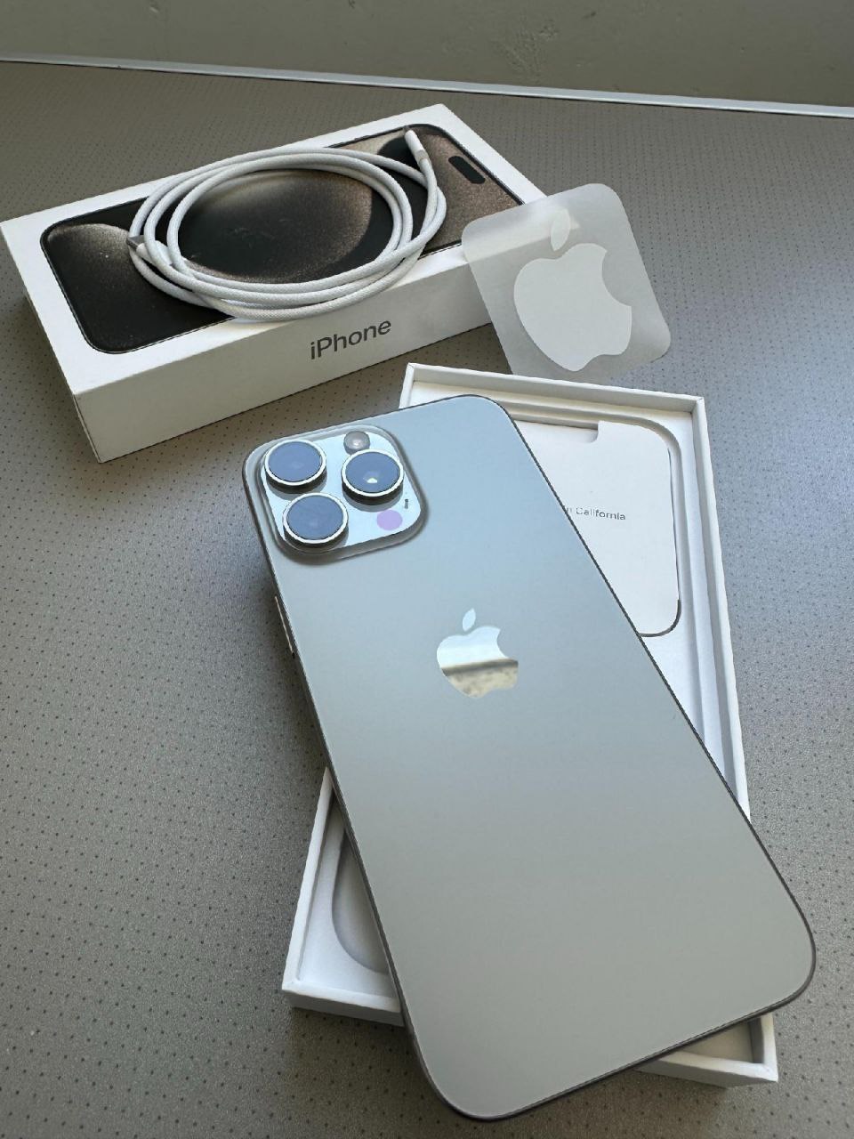 IPhone 15 Pro Max 256гб Natural Titanium - Электроника в Химки - фото 7