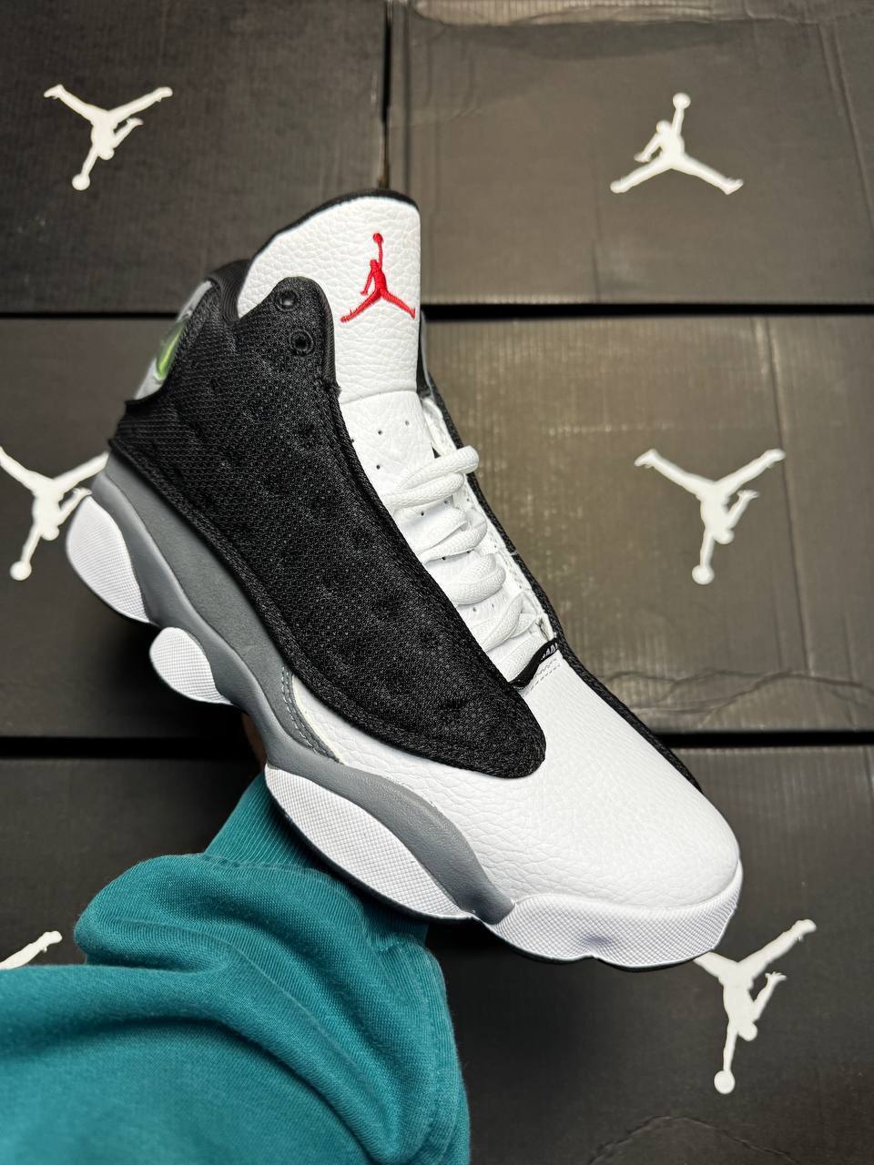 Nike Air Jordan 13 grey white - Одежда в Казань