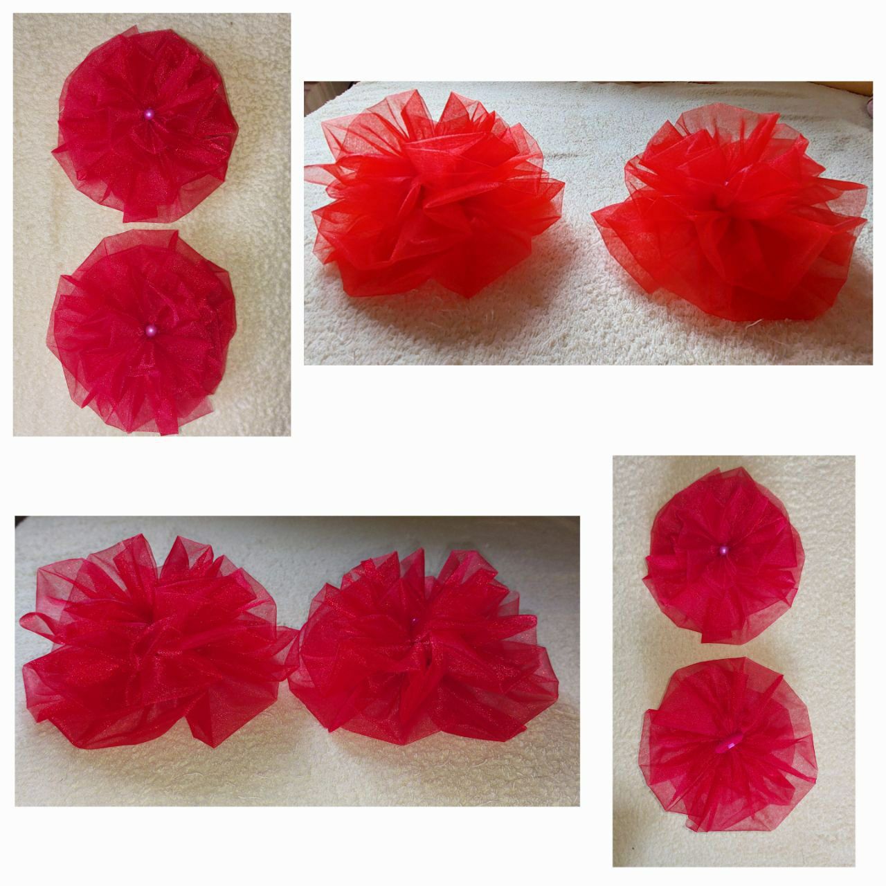 Бантики из органзы ручной работы - Хобби и отдых в Самара