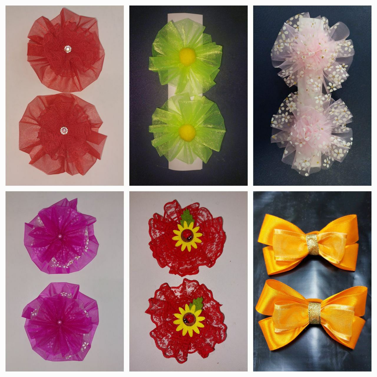 Бантики из органзы ручной работы - Хобби и отдых в Самара - фото 3