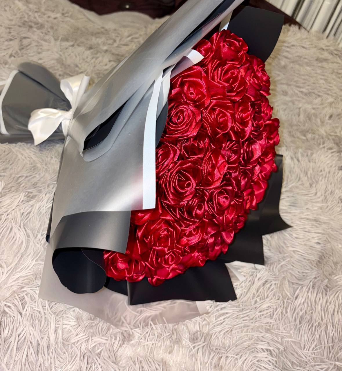 Букет из атласной ленты на заказ - Хобби и отдых в Самара