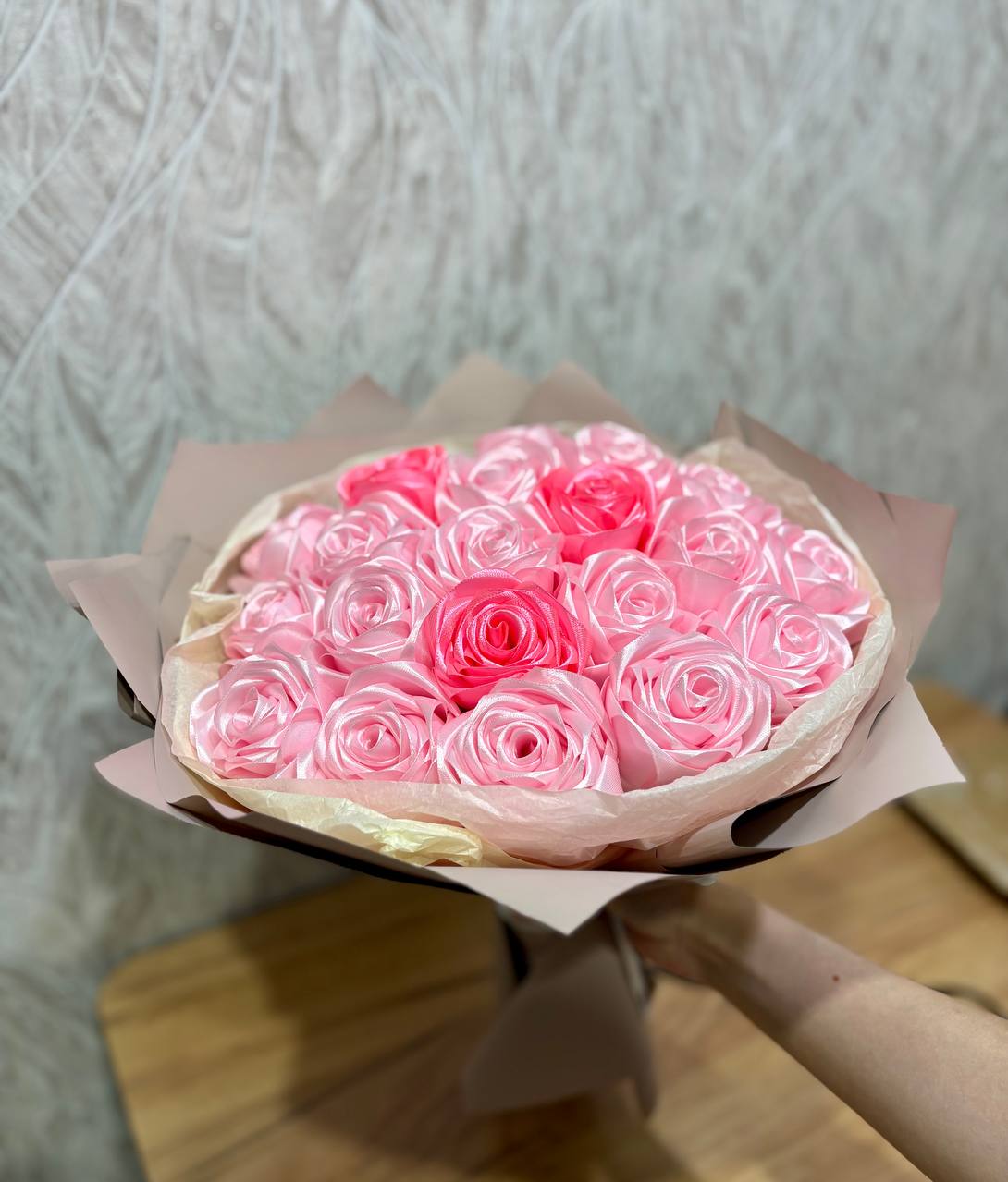 Букет из атласной ленты на заказ - Хобби и отдых в Самара - фото 2