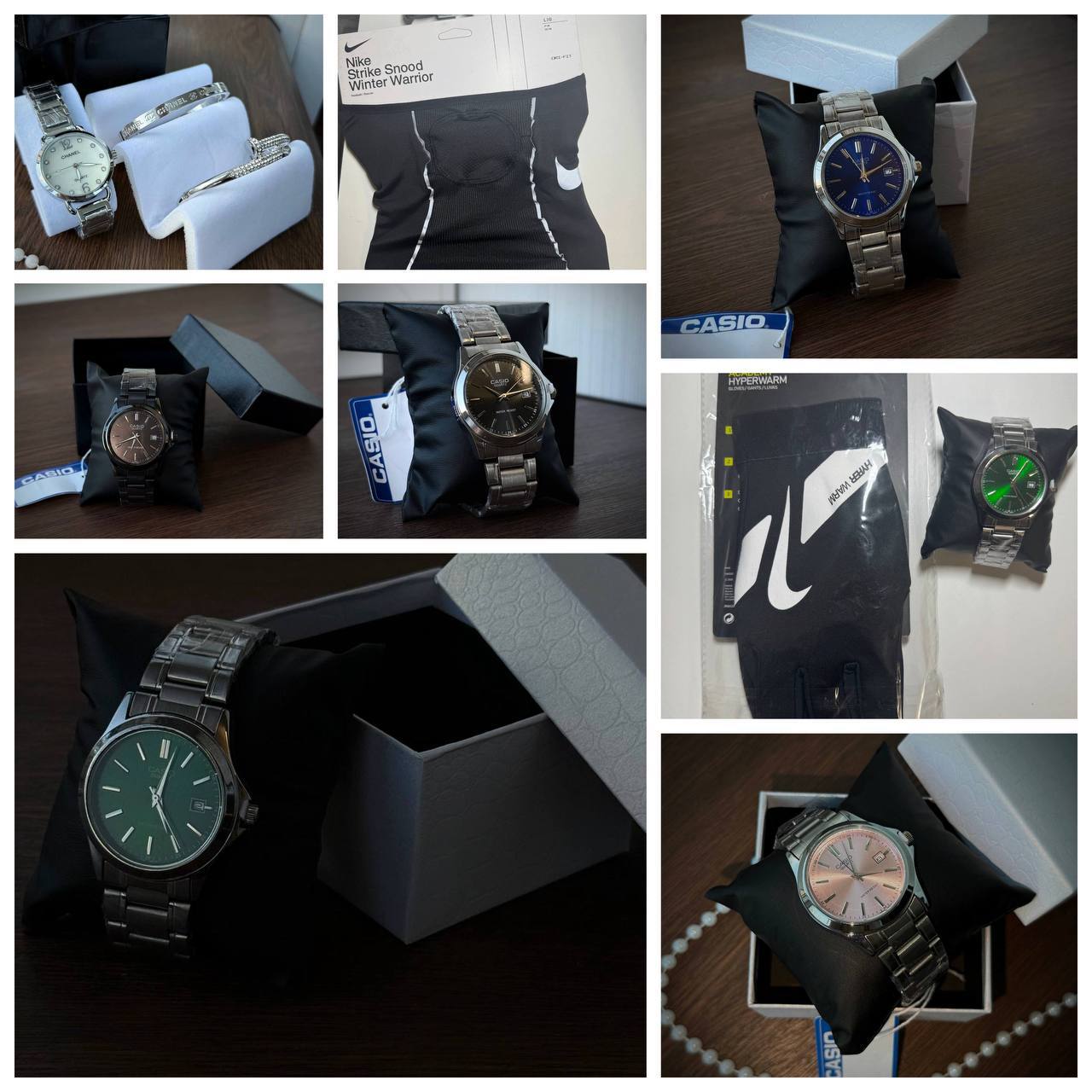 Продажа часов Casio, Nike зимней экипировки и подарочного набора Chanel - Одежда в Уфа