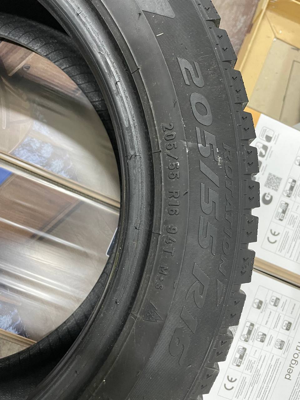 Продам зимние шины Pirelli Ice Zero 205/55 R16 - Авто в Чебоксары - фото 3