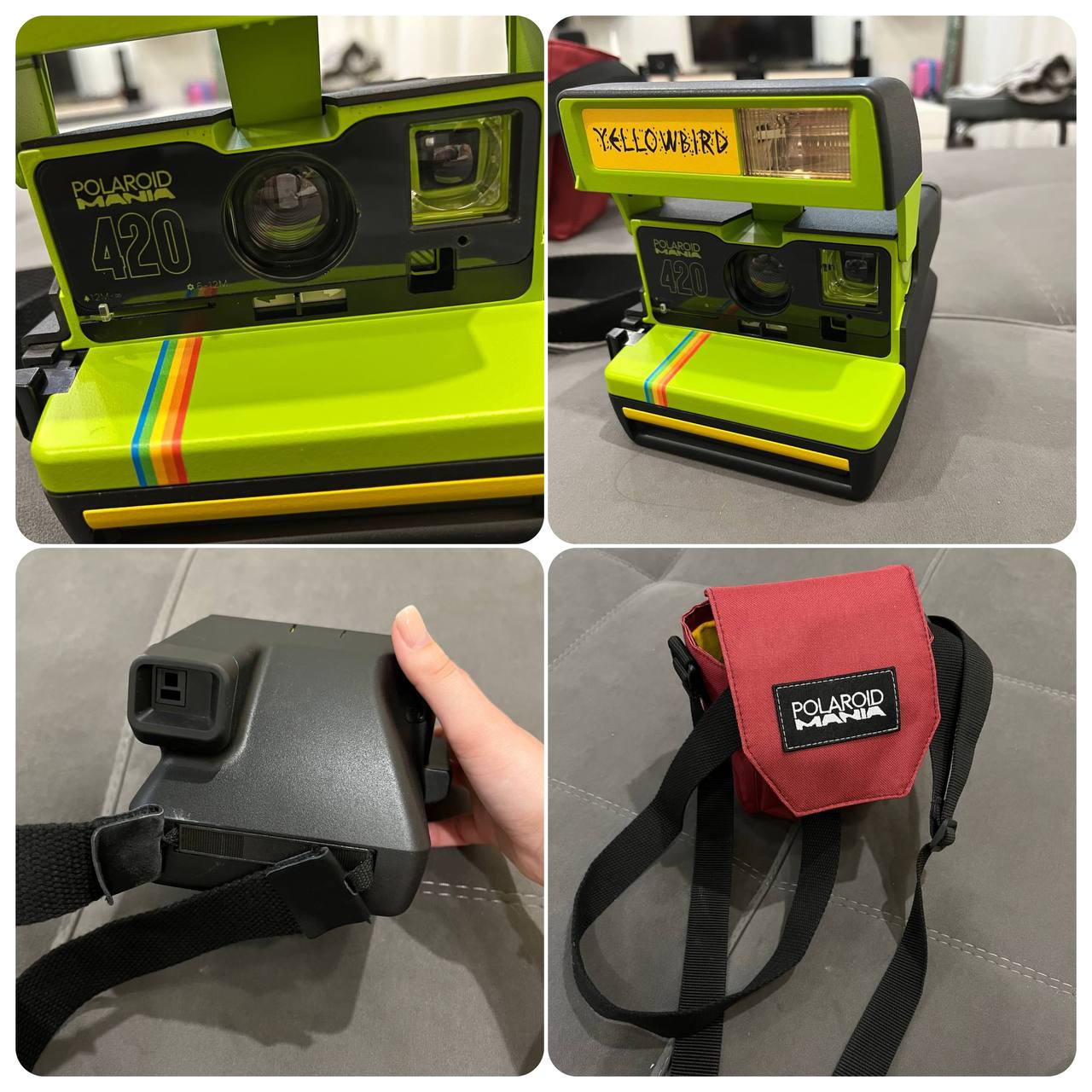 Продам Фотоаппарат мгновенной печати поларойд Polaroid 420 Crazy Colour - Электроника в Барнаул