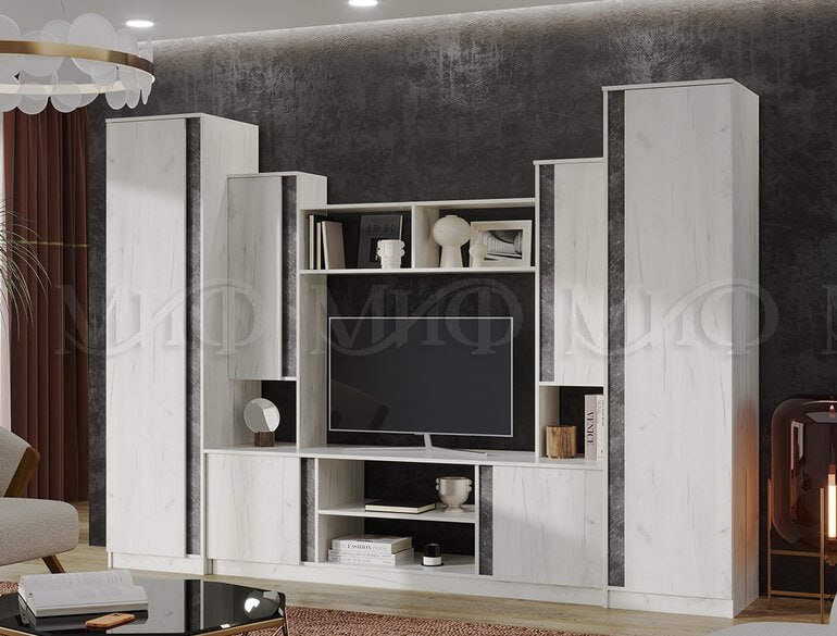 Гостиная с платяным шкафом и нишей под ТВ - Для дома и дачи в Ульяновск