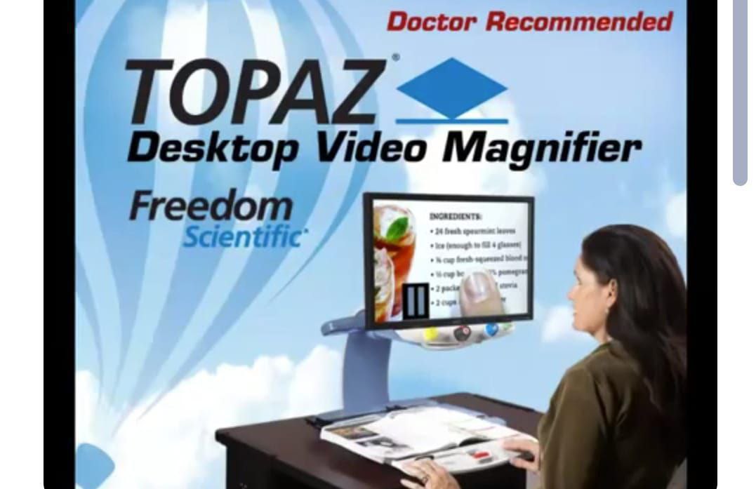 Стационарный электронный видеоувеличитель для слабовидящих TOPAZ HD - Электроника в Хабаровск