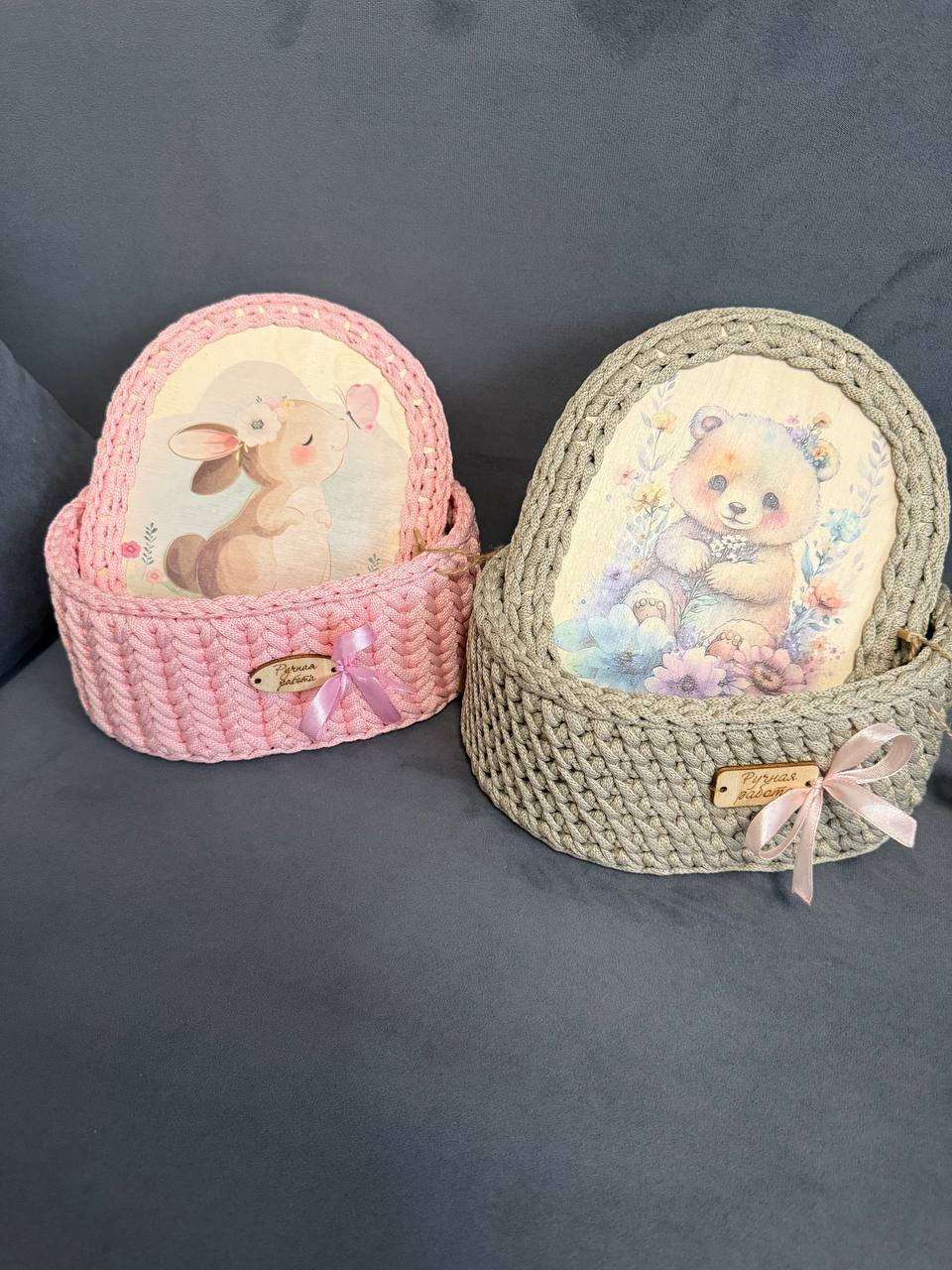 Вязаные корзинки и декор - Хобби и отдых в Люберцы