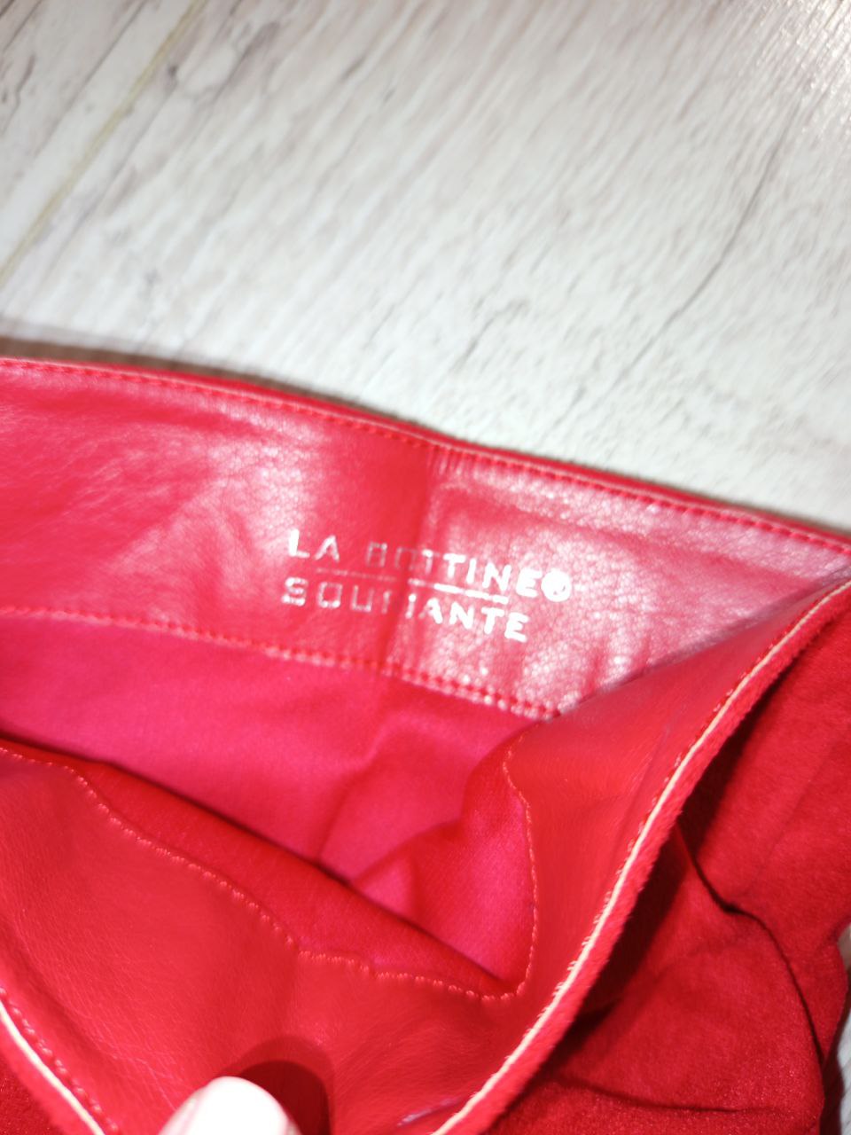 Ботфорты алые размер 40 - Одежда в Люберцы - фото 4