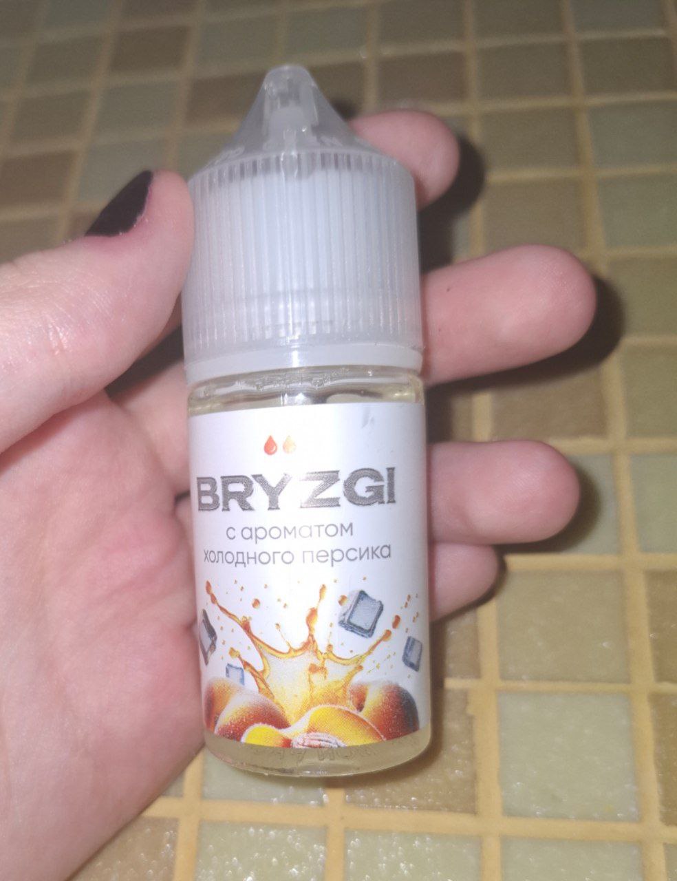 Жижа Брызги холодный персик - Электроника в Тюмень